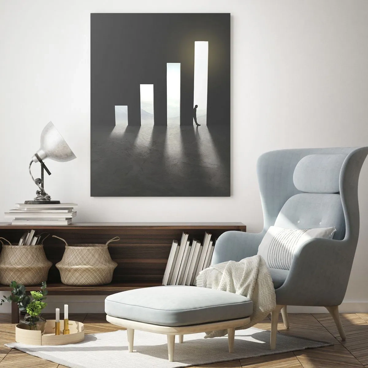 Glass picture - Success - Impression - 70x100 cm