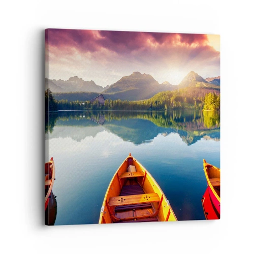 Canvas picture - Nothing against Nature - 30x30 cm