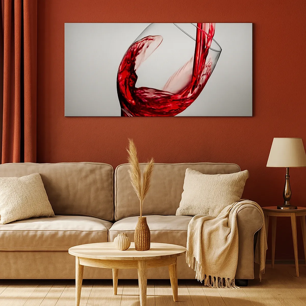 Canvas picture - Colour - Movement - Sound - 30x30 cm