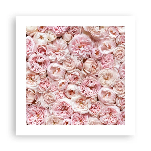 Poster - Decked with Roses - 40x40 cm
