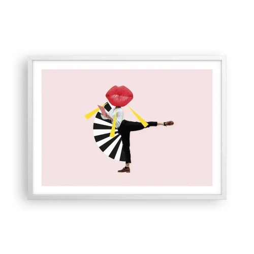 Poster in white frmae - Surrealistic Pop-Art. - 70x50 cm
