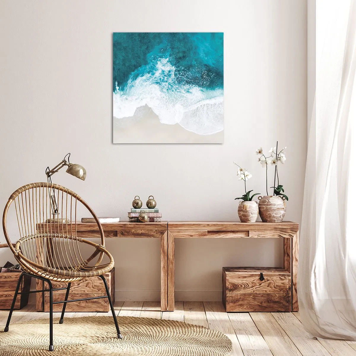 Canvas picture - Natural Caress - 60x60 cm
