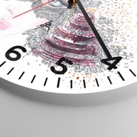 Clock face with numbers