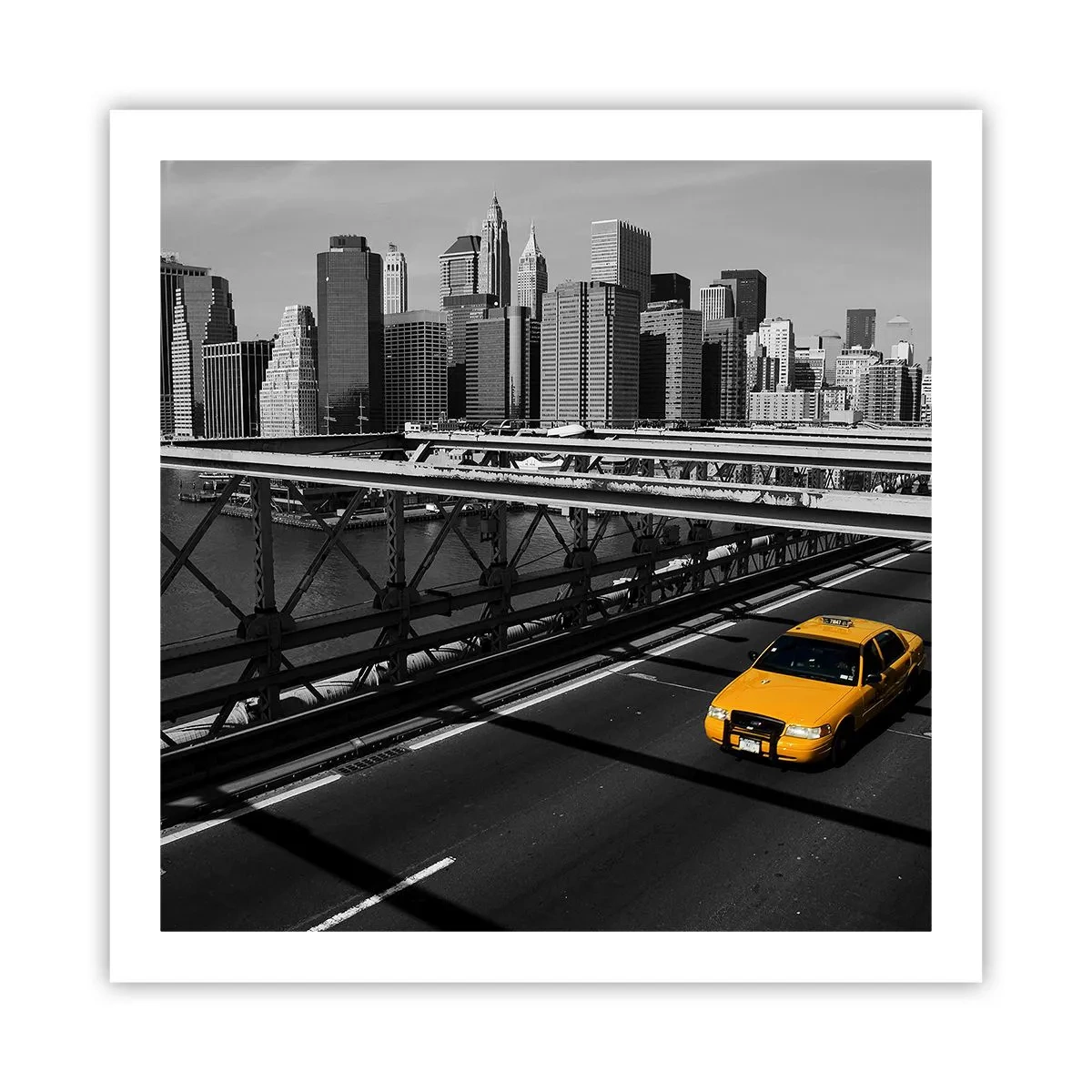 Poster - Colour of a Big City - 60x60 cm