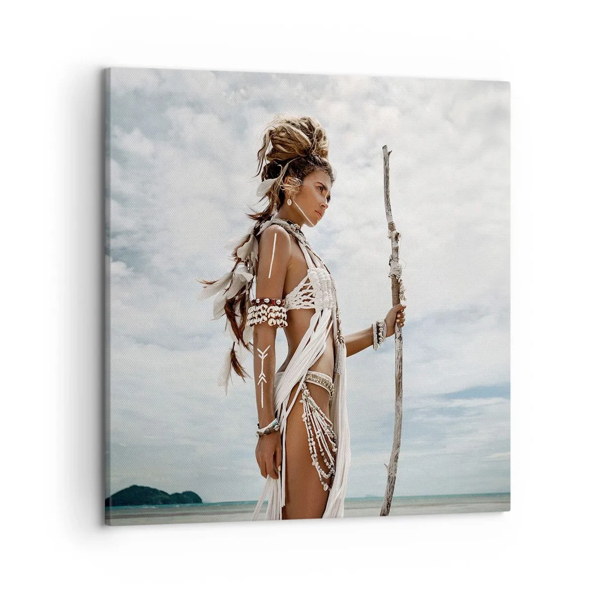 Canvas picture - Queen of the Tropics - 50x50 cm