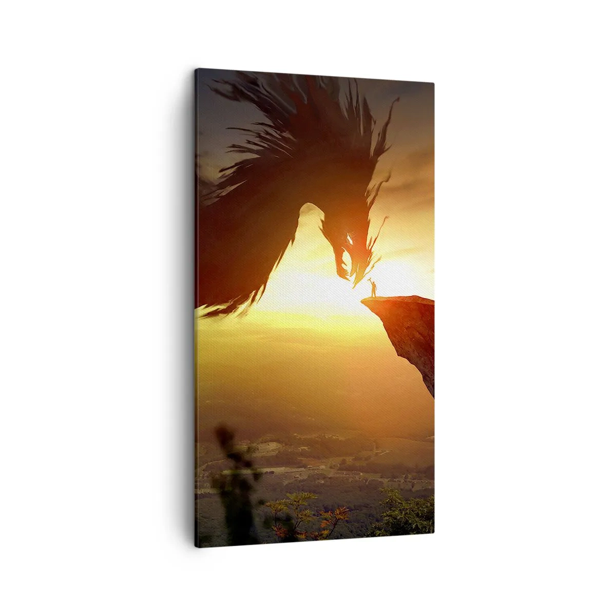 Canvas picture - Dragon Slayer - 45x80 cm