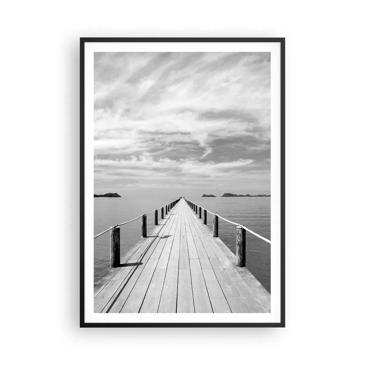 Poster in black frame - Maybe a Trip… - 70x100 cm