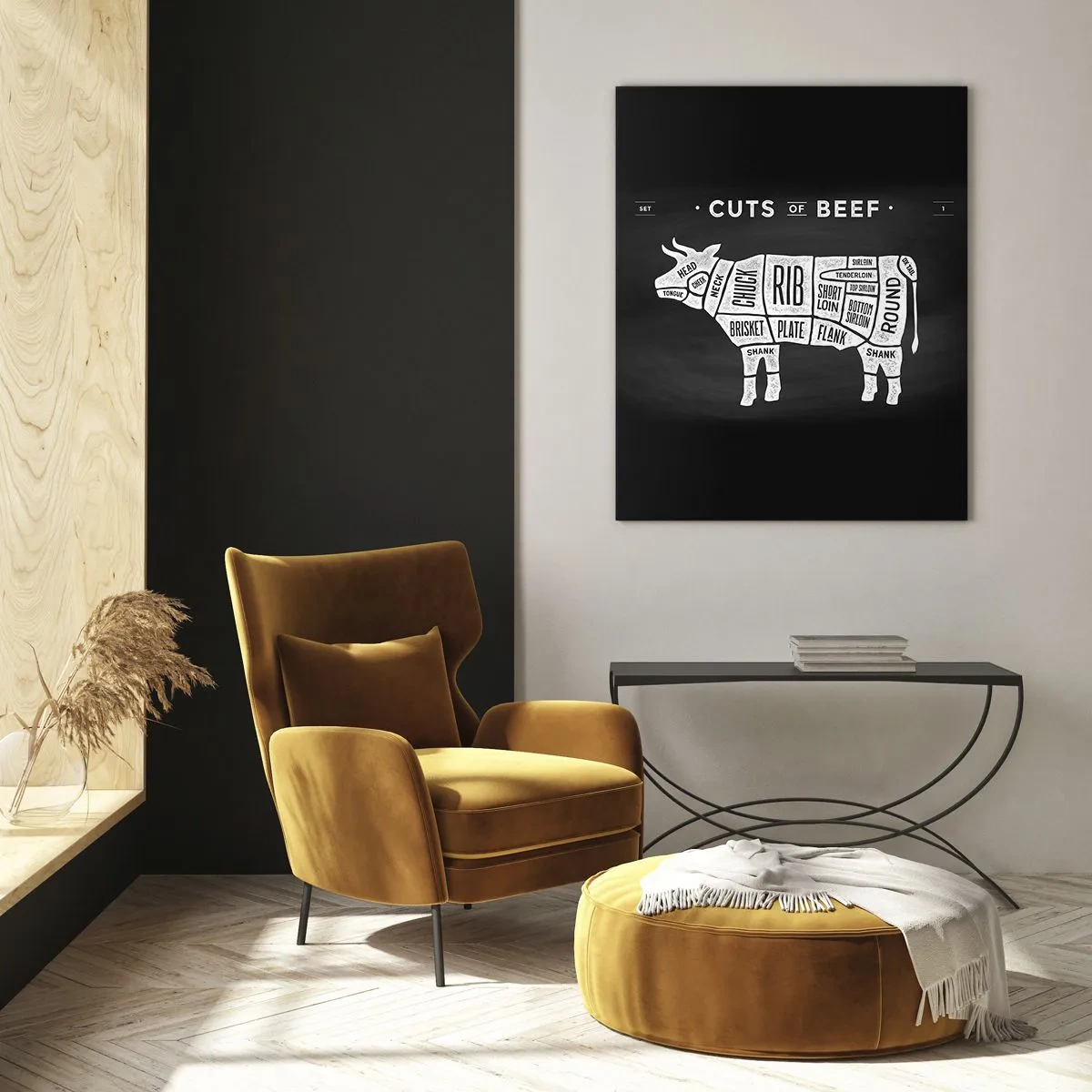 Glass picture - Time for a Feast - 50x70 cm