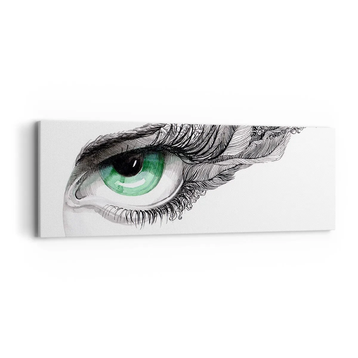 Canvas picture - Beautiful and Ready to Attack - 90x30 cm