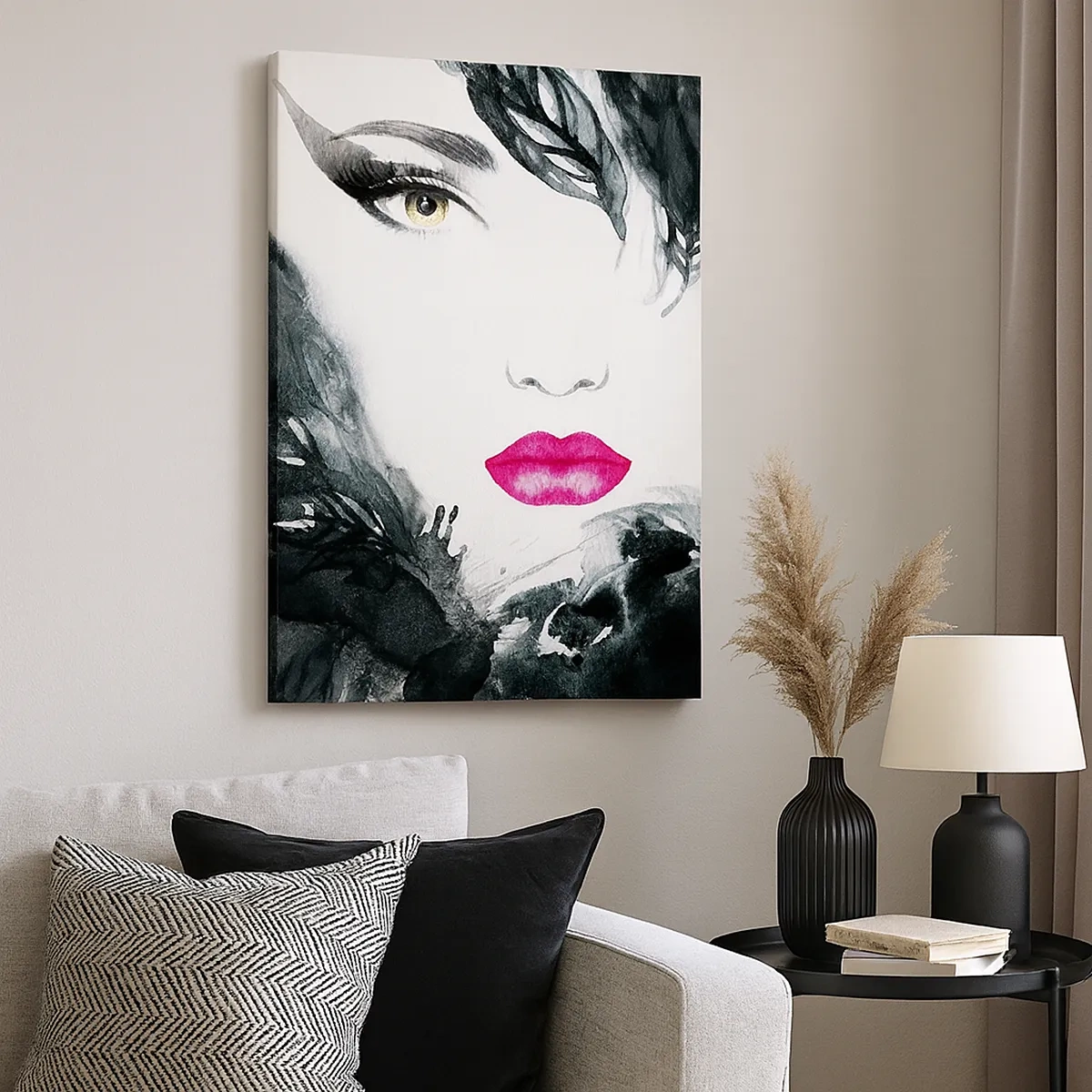 Canvas picture - Watch out for Femme Fatale! - 50x70 cm
