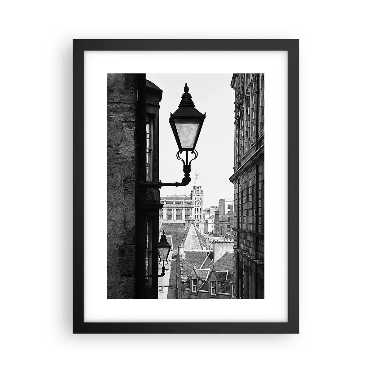 Poster in black frame - Tale from Edinburgh - 30x40 cm