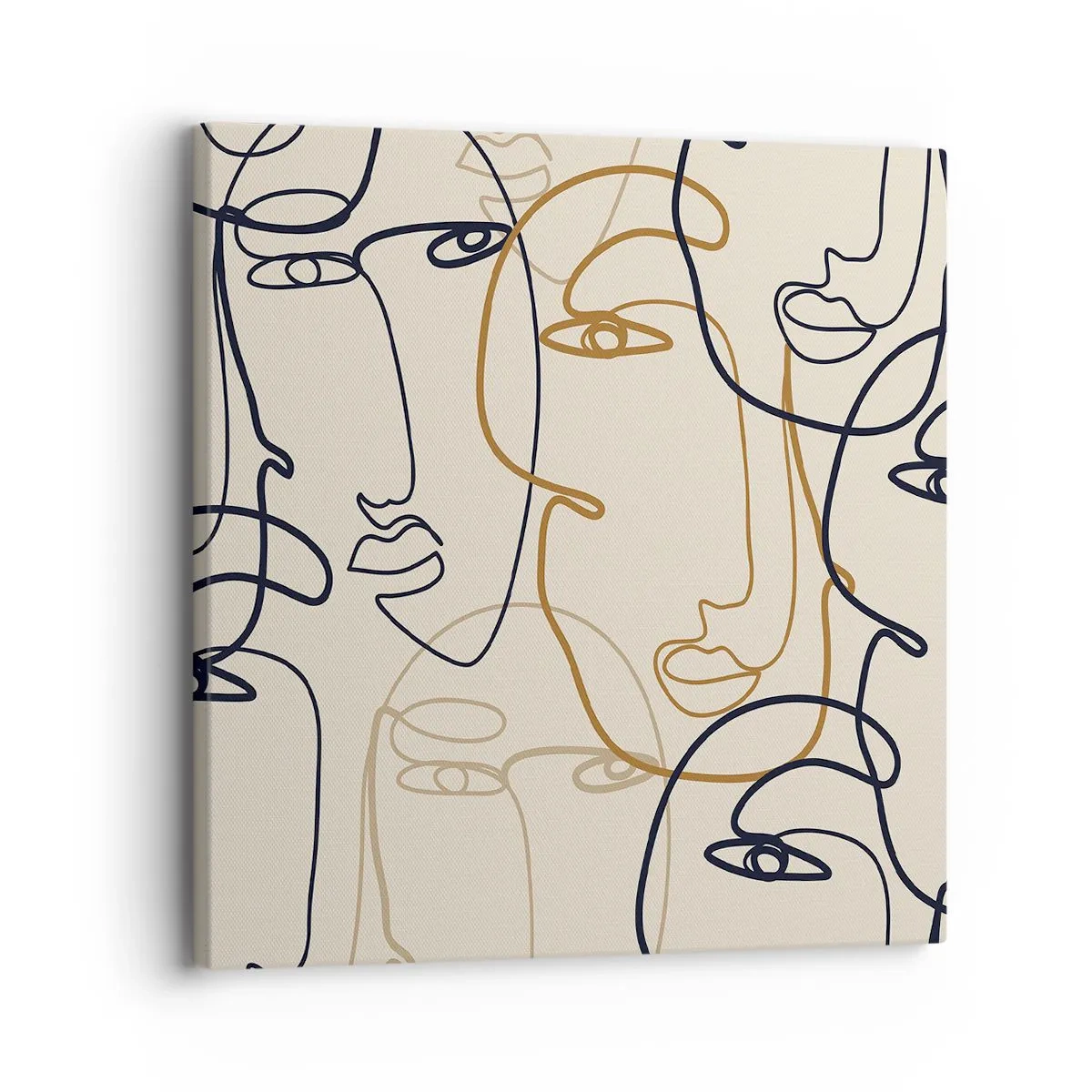 Canvas picture - Multiplied Portrait - 30x30 cm