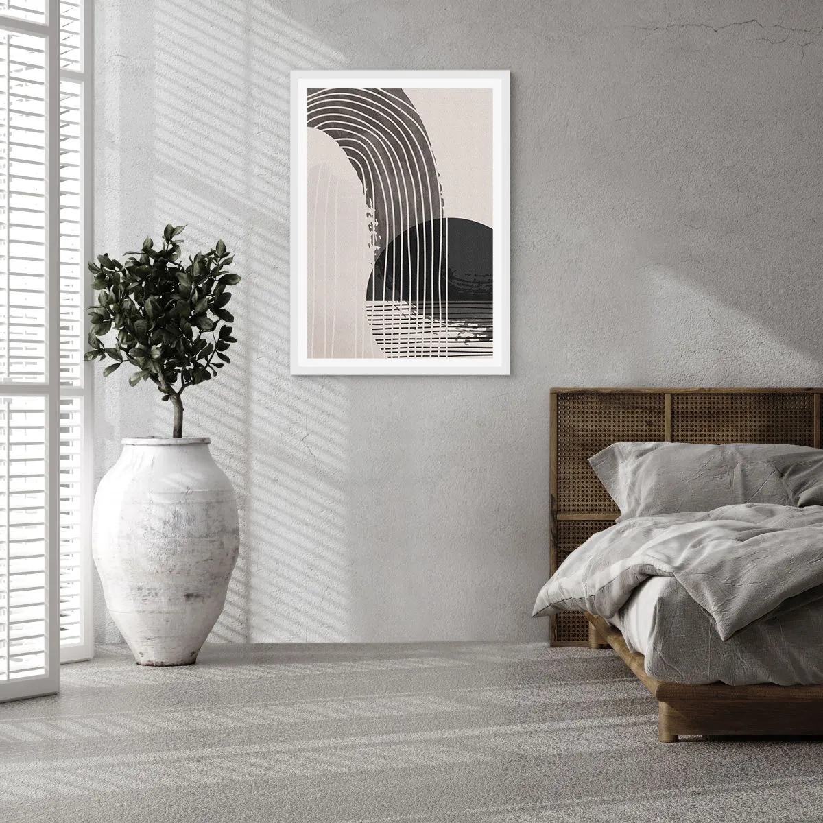 Poster in white frmae - There and Back - 70x100 cm