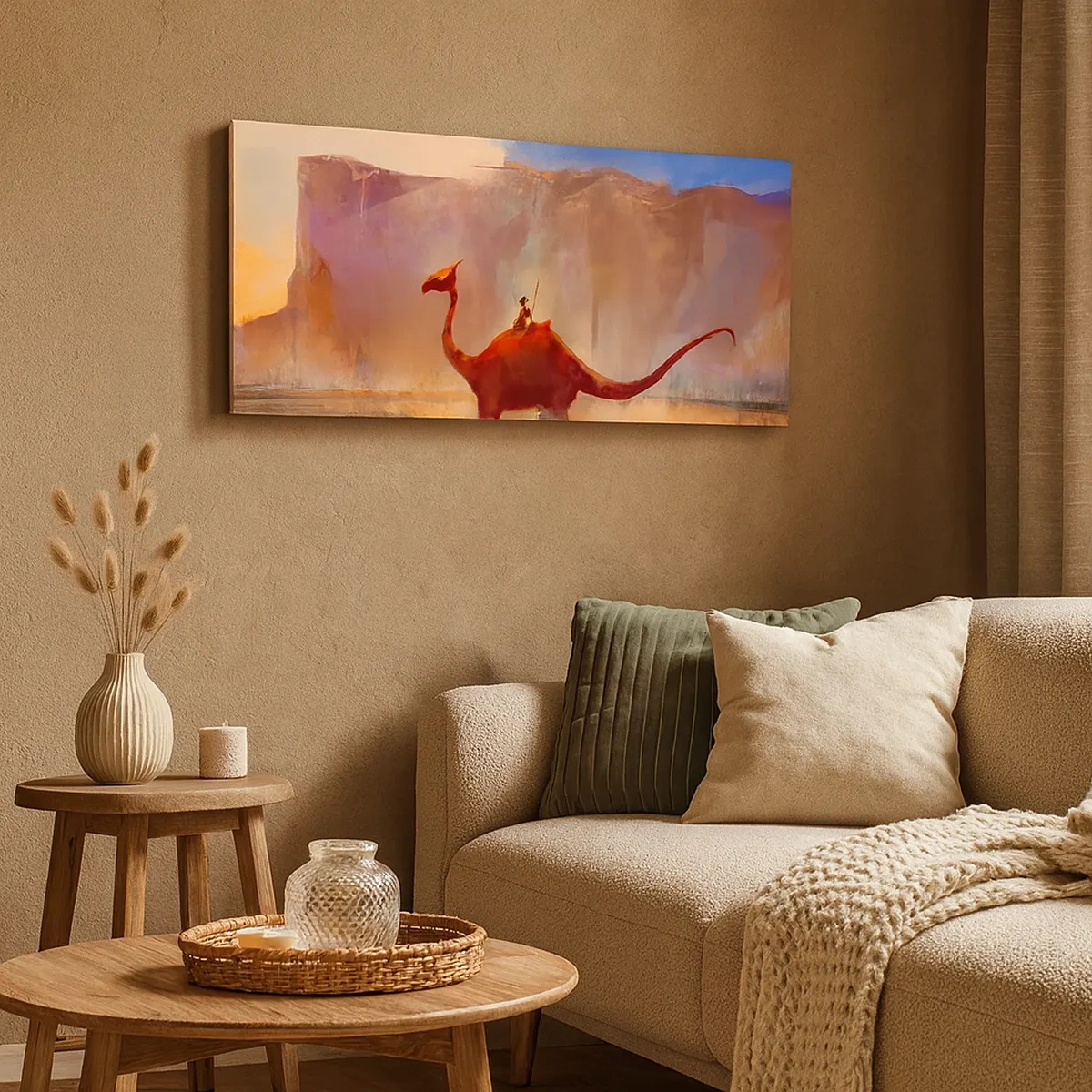 Canvas picture - If They Hadn't Gone Extinct - 30x30 cm