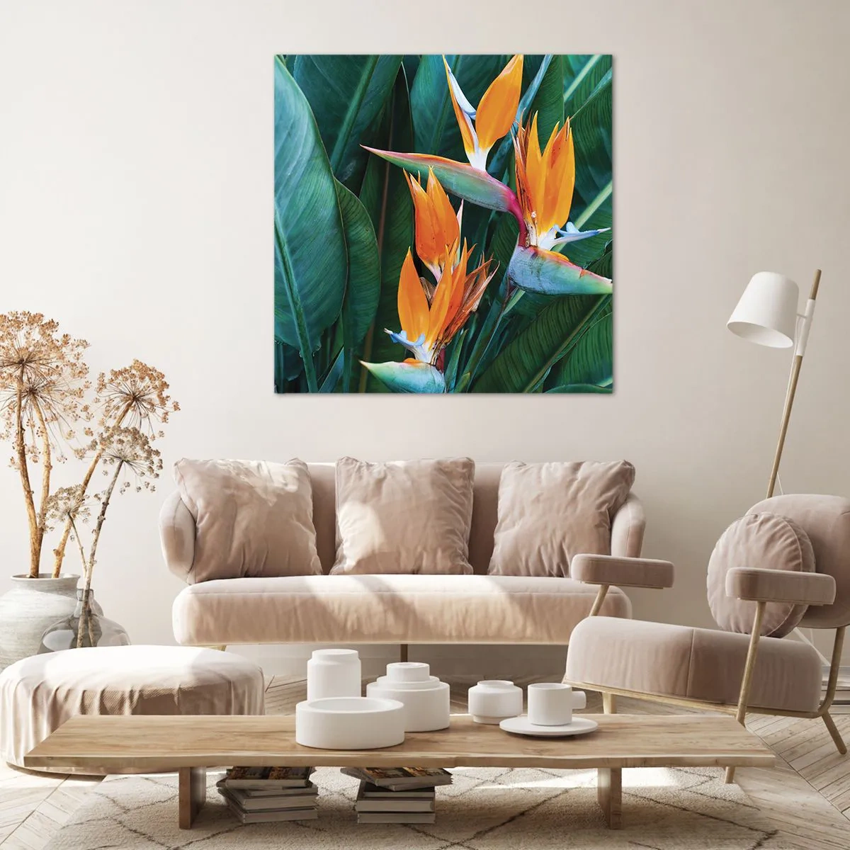 Canvas picture - Is It a Flower or a Bird? - 30x30 cm
