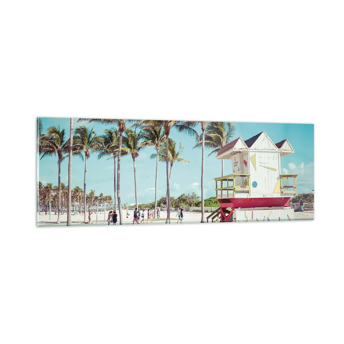 Glass picture - Beautiful Day before You - 90x30 cm