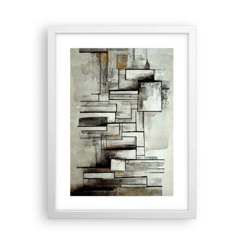 Poster in white frmae - Power of Simplicity - 30x40 cm
