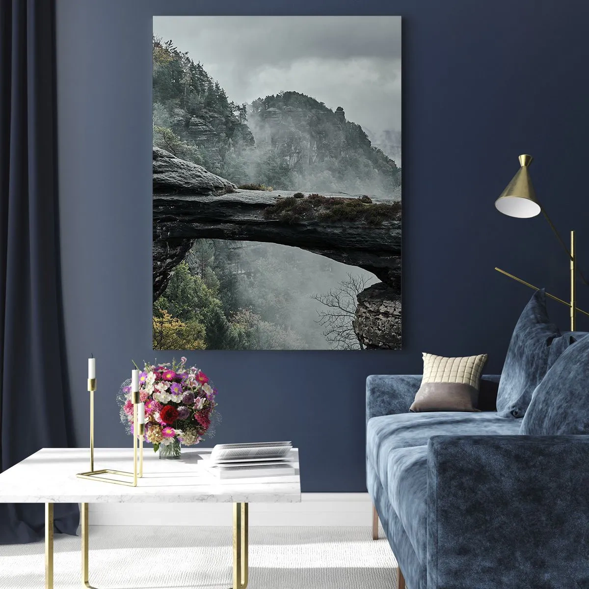 Glass picture - Adventure Is About to Start - 70x100 cm