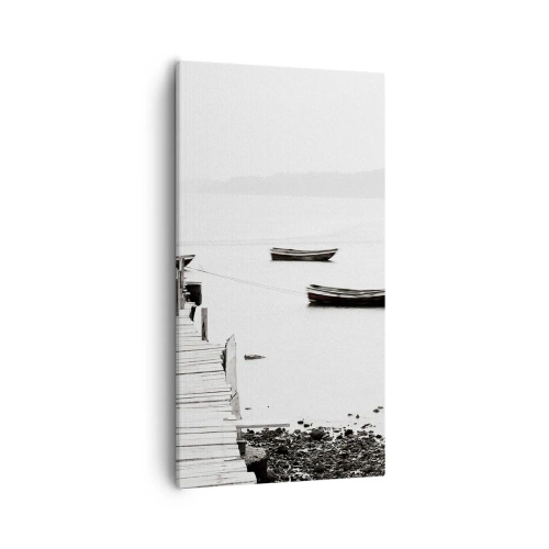 Canvas picture - By Waters Still and Clear - 55x100 cm