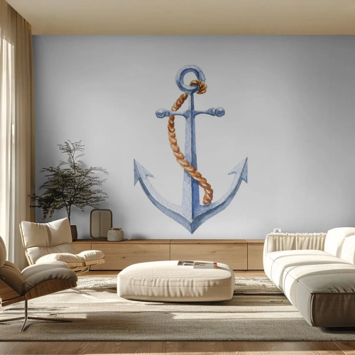 Custom Self-Adhesive Wallpaper Deluxe Sticker - Ahoy Adventure! - Anchor, Hobby, sailing