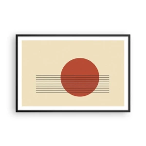 Poster in black frame - Around and Beoynd - 91x61 cm