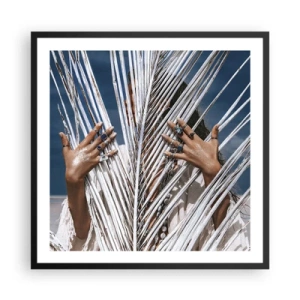 Poster in black frame - Shaman's Girlfriend? - 60x60 cm
