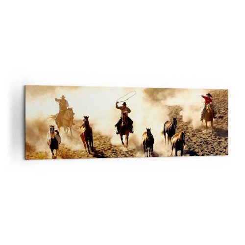 Canvas picture - Really Wild West - 160x50 cm