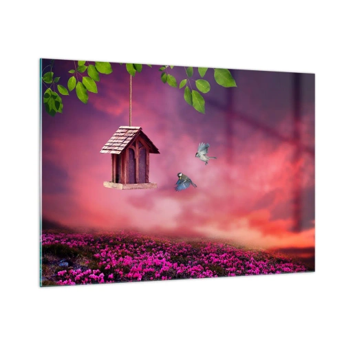 Glass picture - Invitation to Dinner - 100x70 cm