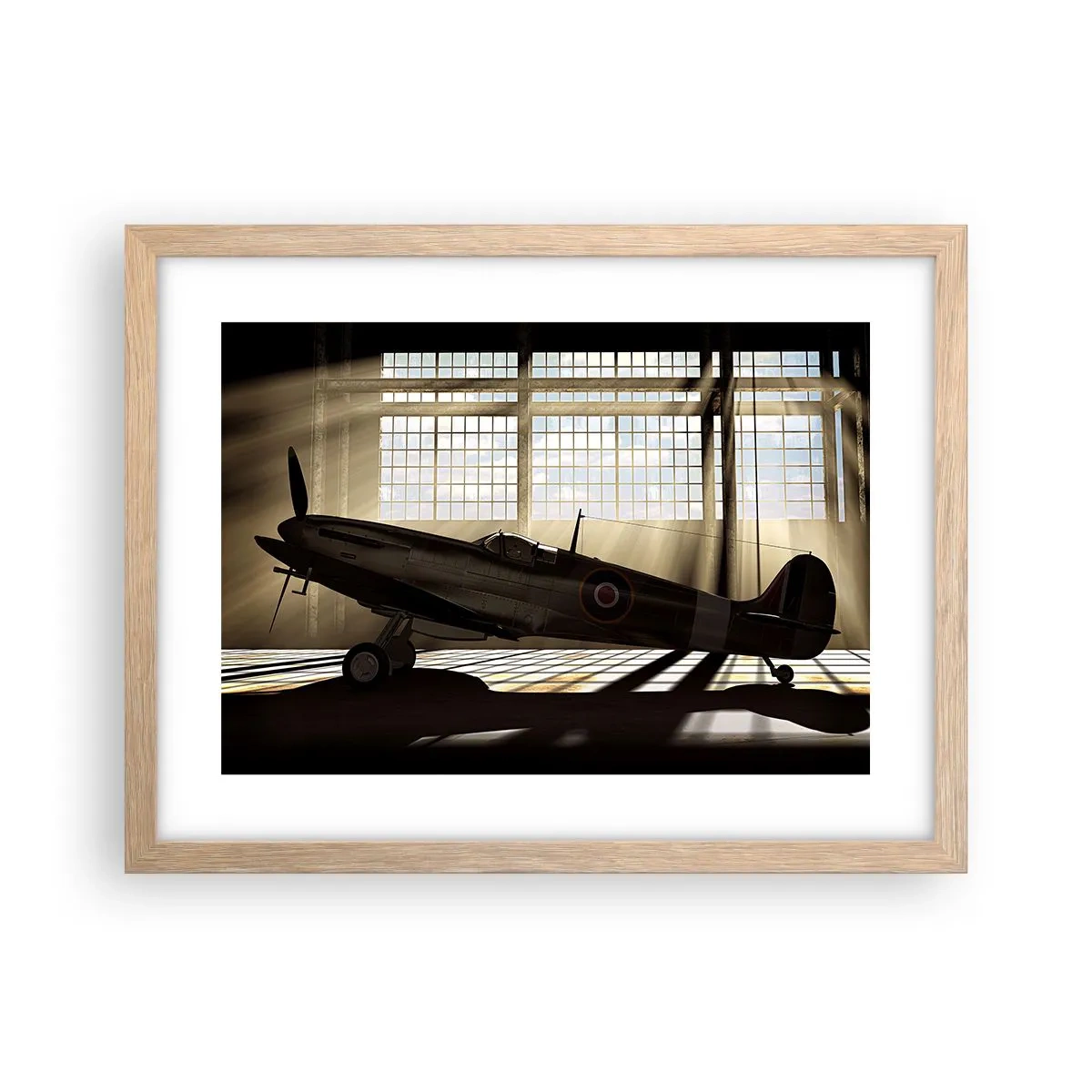 Poster in light oak frame - Warrior's Rest - 40x30 cm