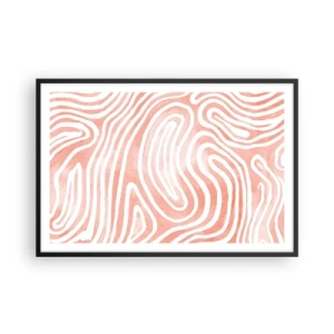 Poster in black frame - In a Coral Maze - 91x61 cm