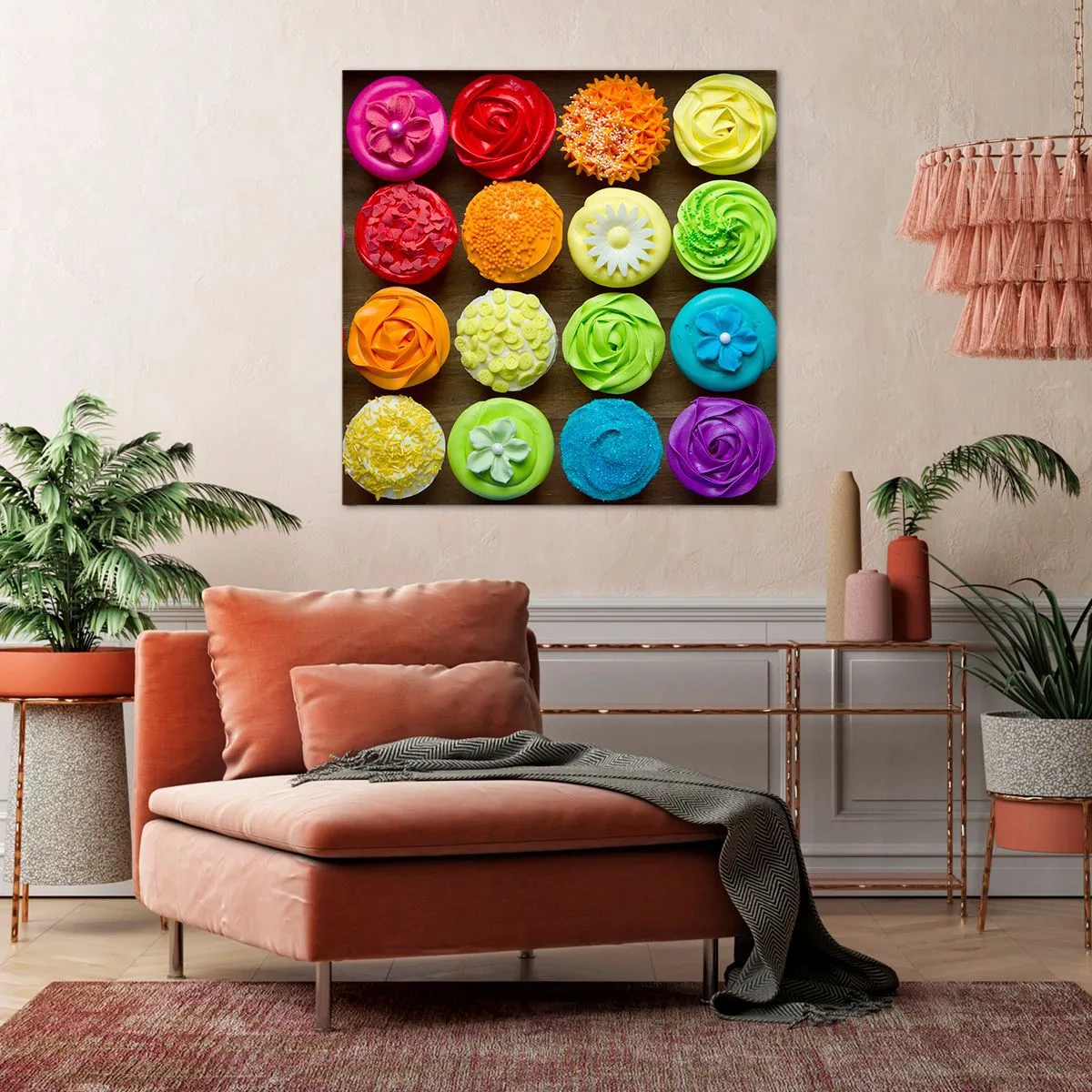 Canvas picture - All Different - All Delicious - 50x50 cm