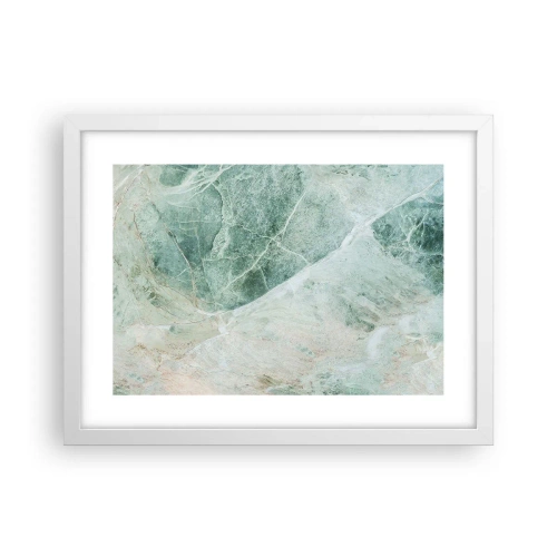 Poster in white frmae - Noble Coolness of a Stone - 40x30 cm