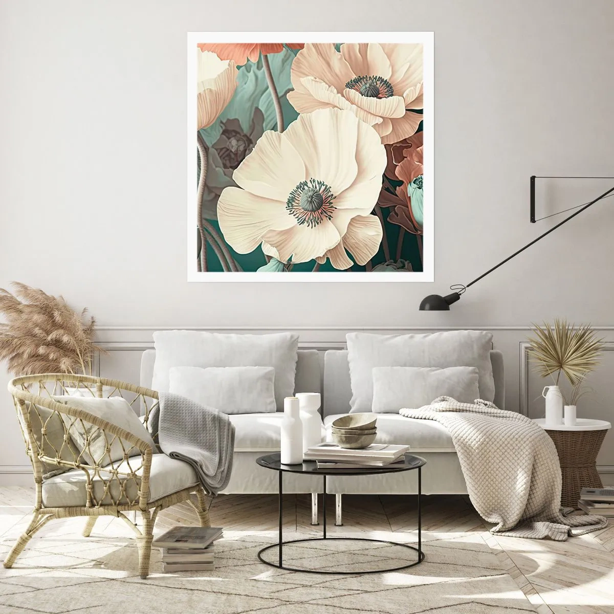 Poster - Whisper of the Poppies - 50x50 cm