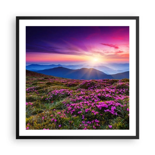 Poster in black frame - Smells Strongly of Herbs - 60x60 cm