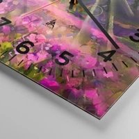 Clock face with numbers