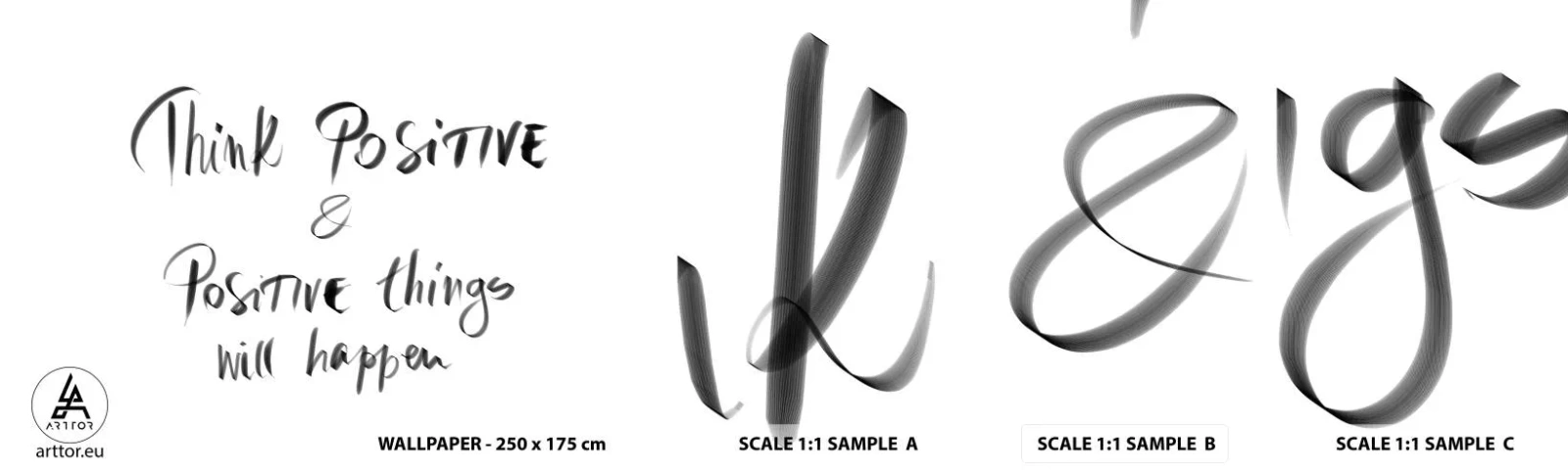 Photo Wallpaper Sample Self-Adhesive Deluxe Sticker - How to Live? - Typography, Affirmation, Maxim - 100x30 cm