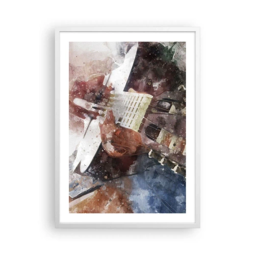 Poster in white frmae - And What do You Think? - 50x70 cm