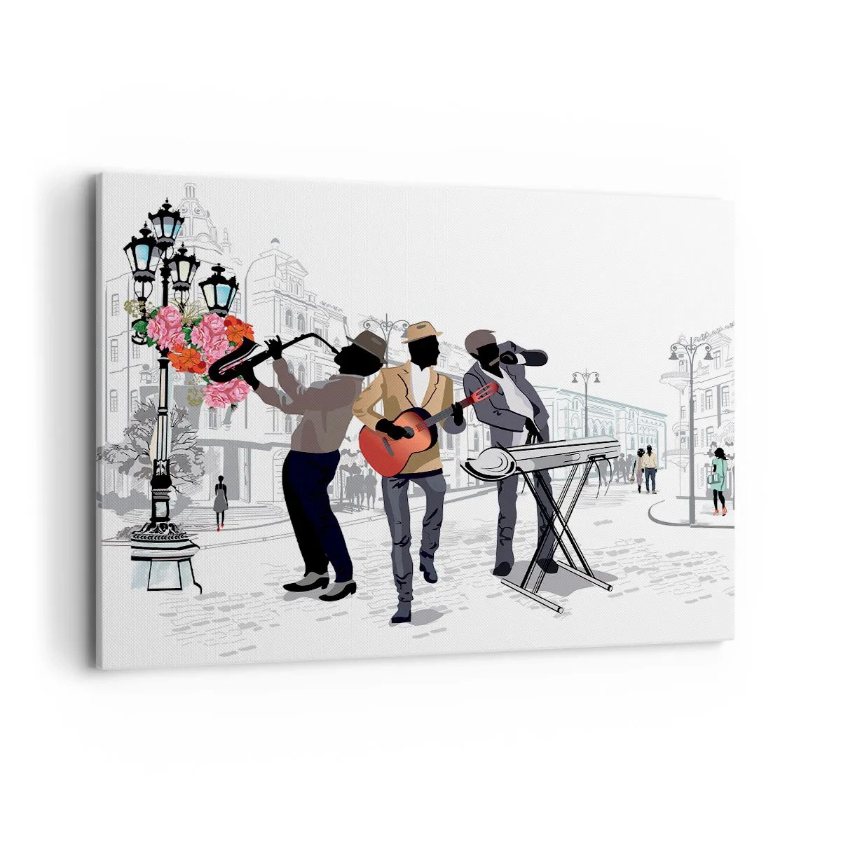 Canvas picture - Street Music - 120x80 cm