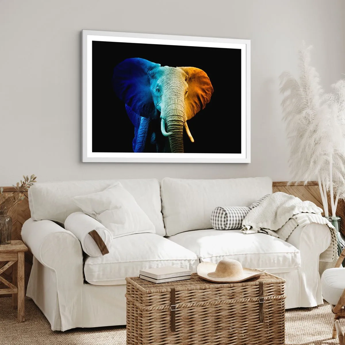 Poster in white frmae - Eccentric, Not a Weirdo - 100x70 cm