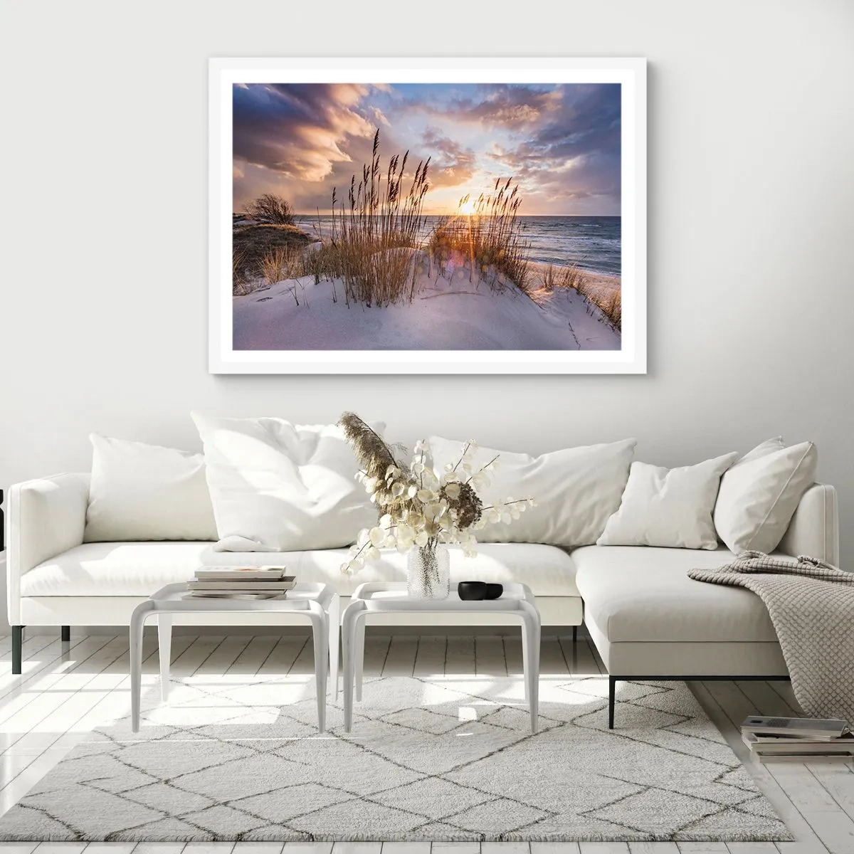 Poster in white frmae - Farewell to the Sun and Wind - 50x40 cm