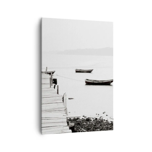 Canvas picture - By Waters Still and Clear - 70x100 cm