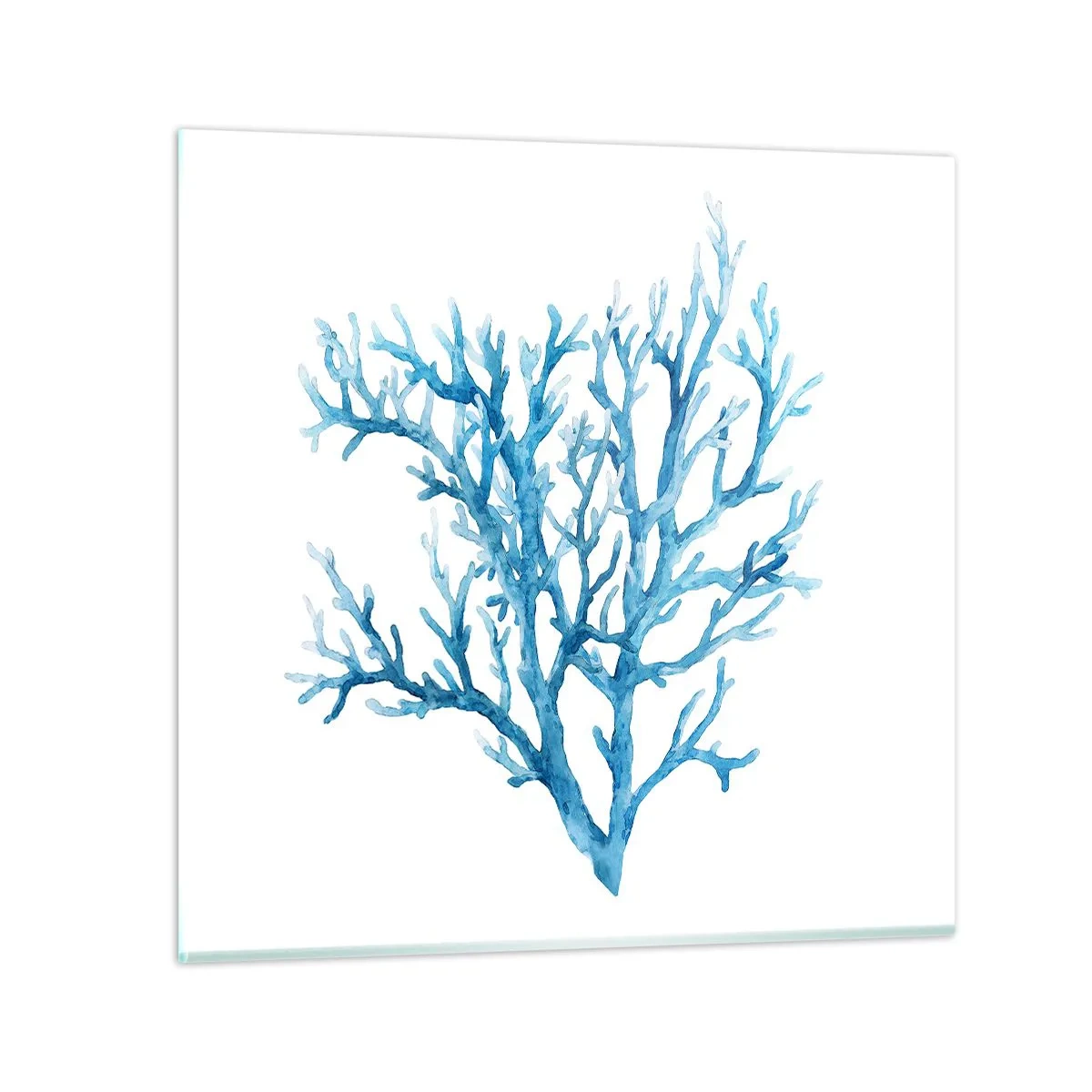 Glass picture - Sea Filigree - 60x60 cm