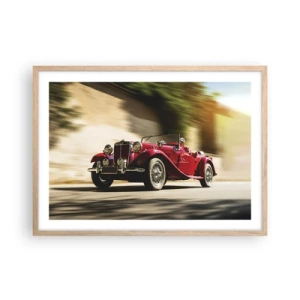 Poster in light oak frame - More Beautiful than Nike of Samothrace - 70x50 cm