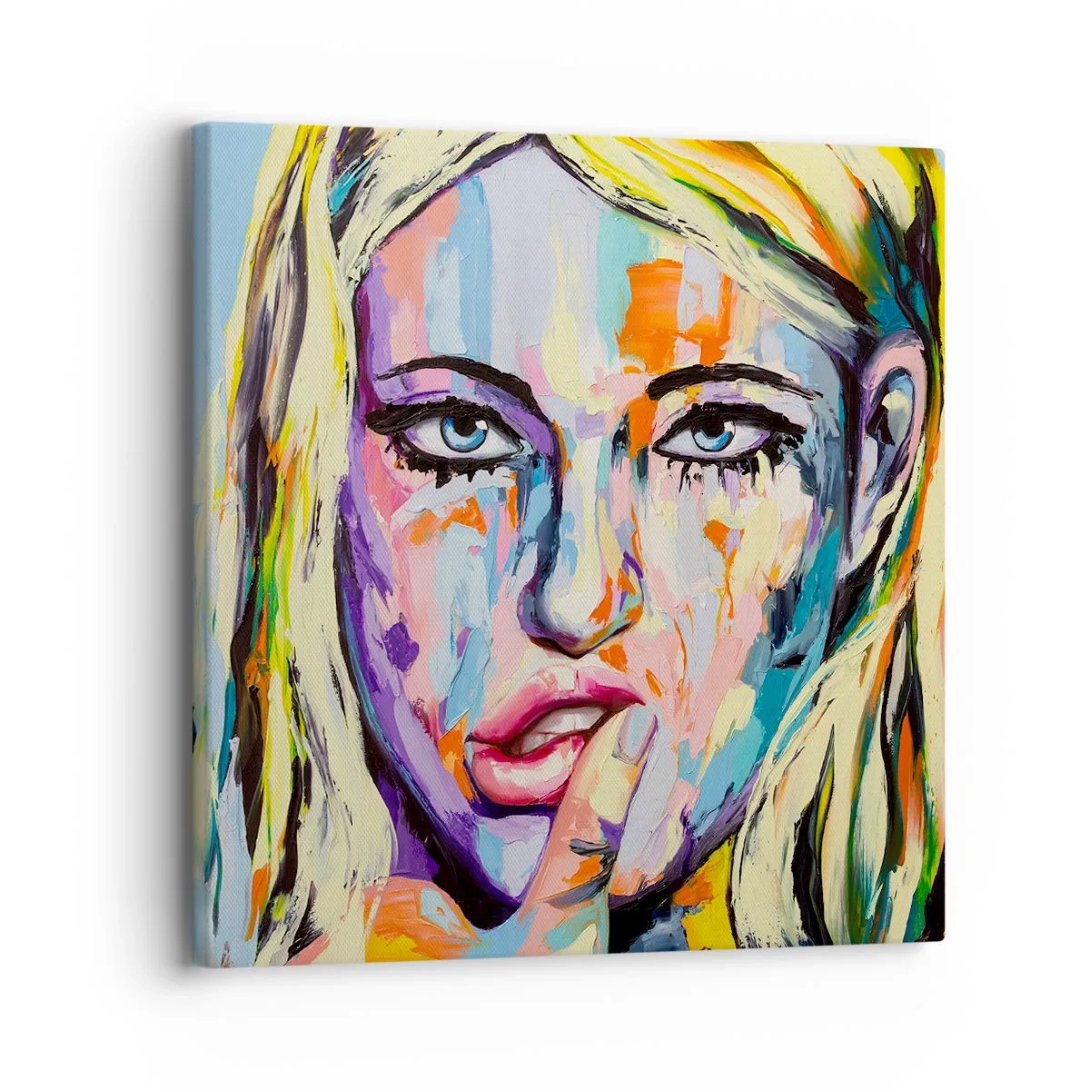 Canvas picture - Look Her Straight in the Eyes - 30x30 cm