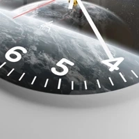 Clock face with numbers