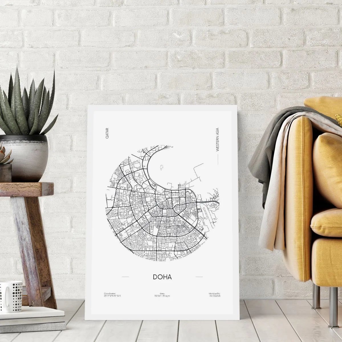 Poster - Anatomy of Doha - 61x91 cm