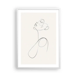 Poster in white frmae - Entangled in Dreams - 50x70 cm