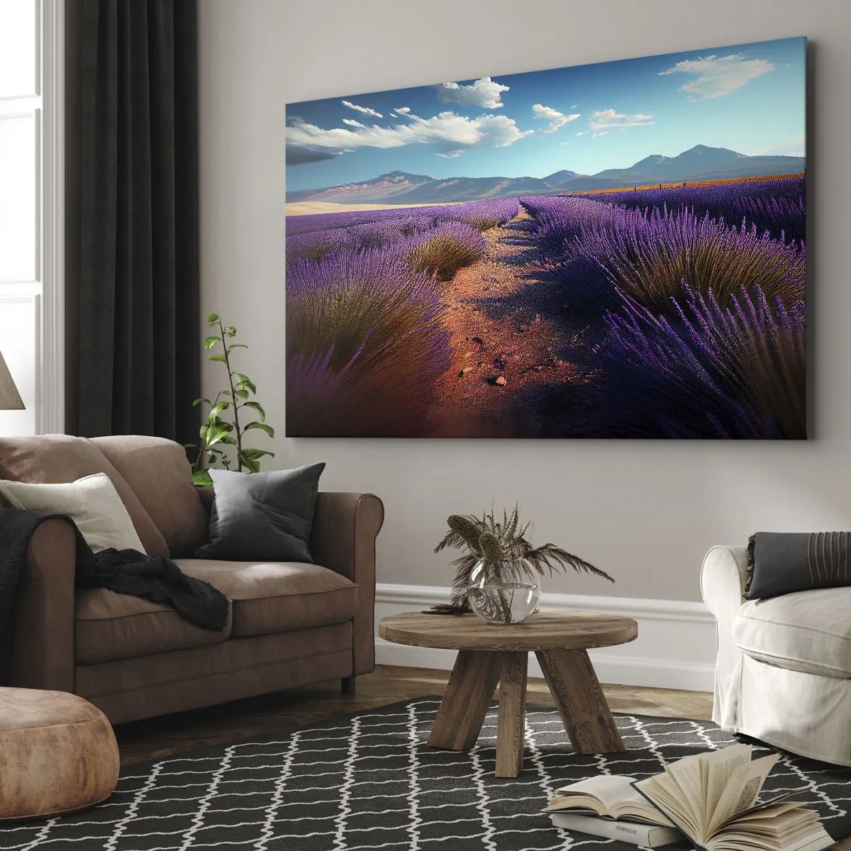 Canvas picture - Fragrant Fields - 100x70 cm