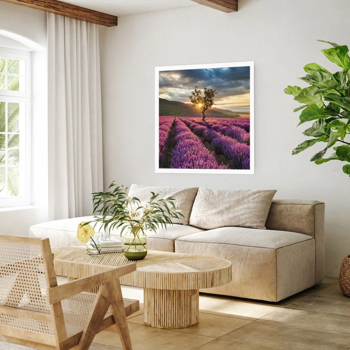 Poster - Lilac Coloured Aroma - 50x50 cm