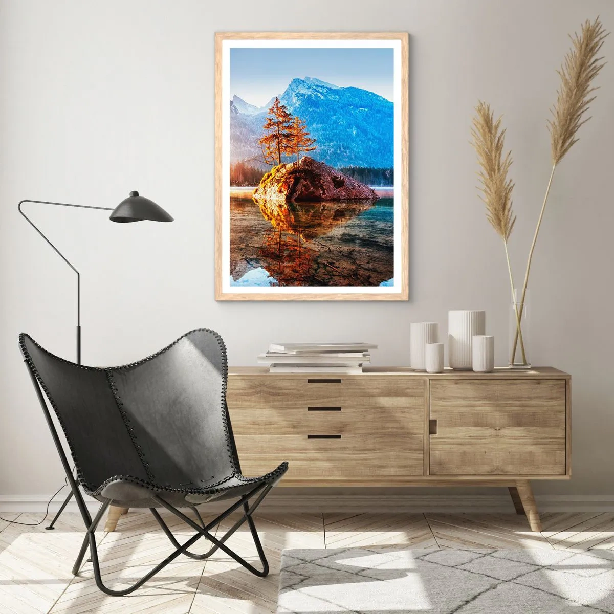 Poster in light oak frame - Nature in New Light - 70x100 cm